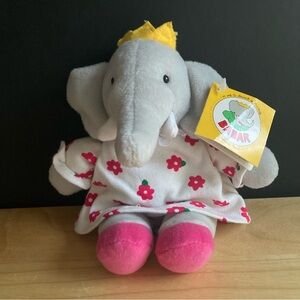 GUND Vintage BABAR Celeste #7738 Kid’s Plush Stuffed Animal Toy 8"